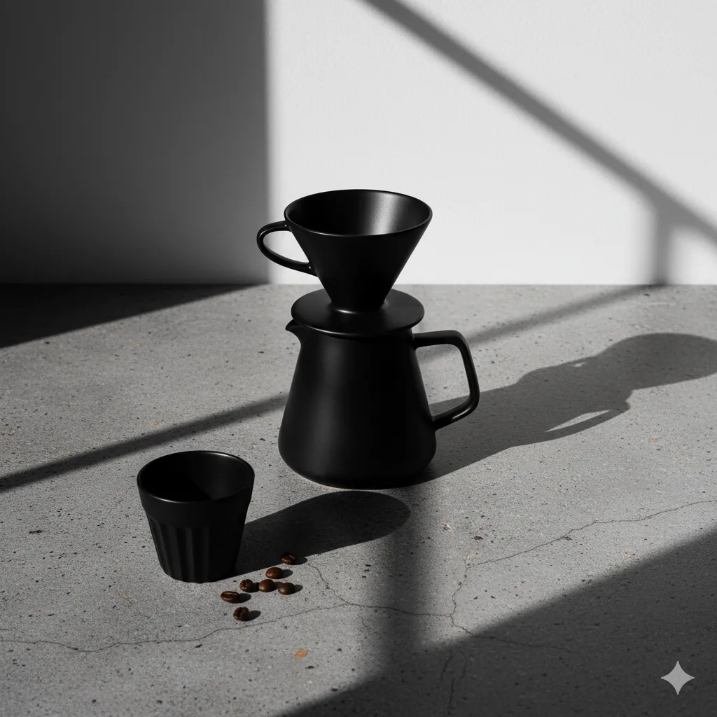 Product photography with strong shadows